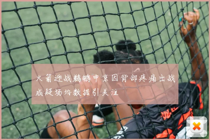 火箭迎战鹈鹕申京因背部疼痛出战成疑场均数据引关注